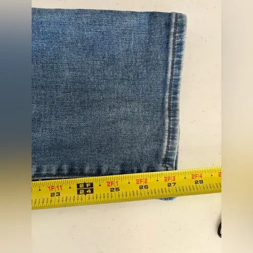 Upwest Jeans Vintage Utility Denim Pant Elastic Shirt Waist size Large EUC Blue