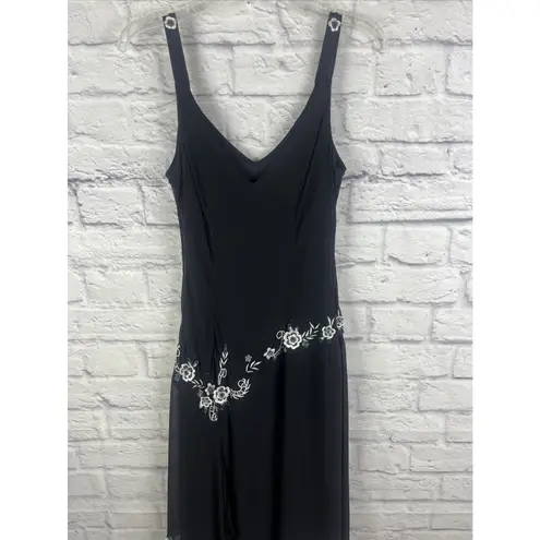 R & M Richards Women's Vintage Boho Whimsygoth Fairy Handkerchief Dress Size 8