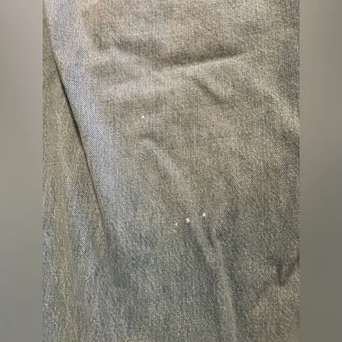 Mother Snacks Denim Double Prep Fun Dip Flood Fray Jeans in Nothing Else Like It Blue Size 31