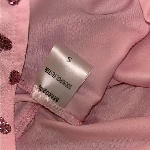 Luxe Wave NWT Size S Pink Heart Patterned Dress