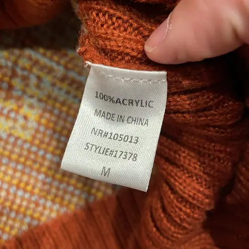 Savanna Jane Geometric Crewneck Sweater Sz Medium