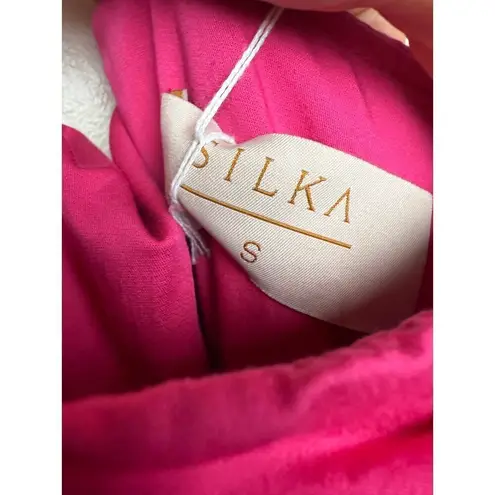 NWT Silka Hot Pink Fiorella Strapless Mini Dress Sz. S Pink