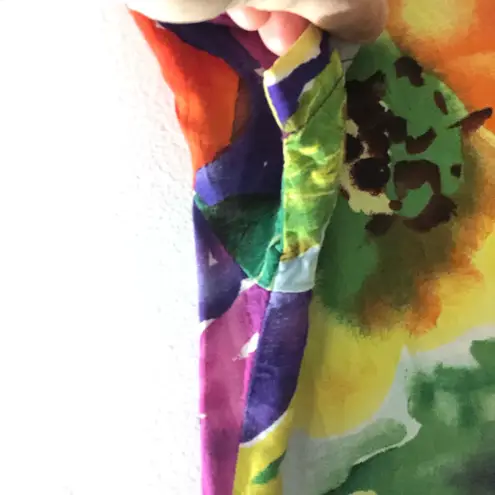 Jams World Vintage Hattie Tiered Mini Dress in Mixed Poppy Print Size Small