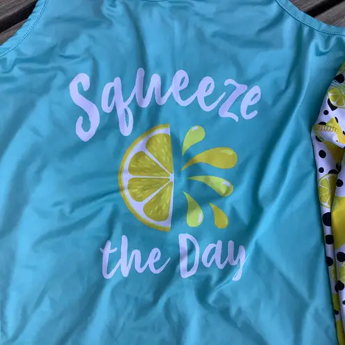 Bend Active Lemon “Squeeze the Day” Capri and Tank - Size Small