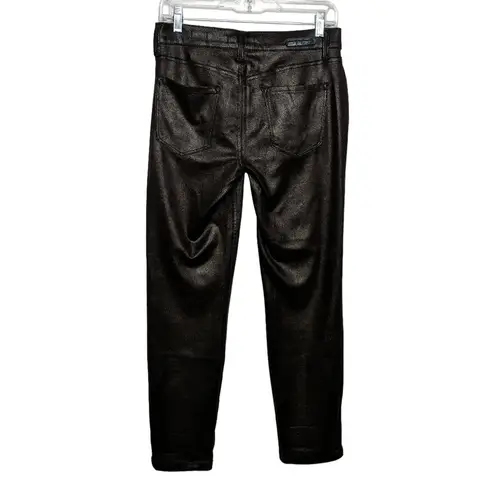 Level 99 Sienna Tomboy Faux Suede Pants Brown 26 New