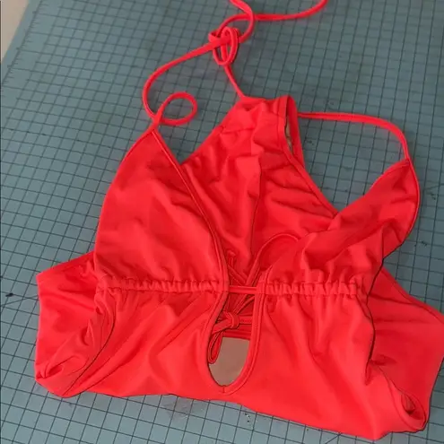 Milly Cabaña Orange Swimsuit Red