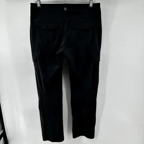Kuhl Freeflex Roll Up Pants UPF 50+ Mid Rise Cargo Pockets Outdoor Koal Black 6S