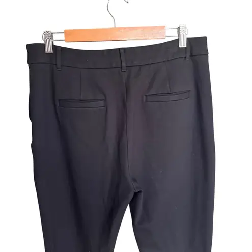 Boden USA Boden - Highgate Ponte Classic Black Trousers Pants Sz US 12R (UK 16R)