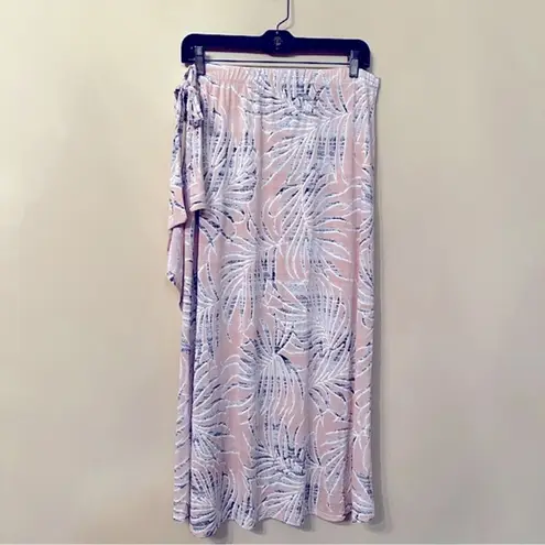 Clara Sun Woo Tropical Print Wrap Skirt