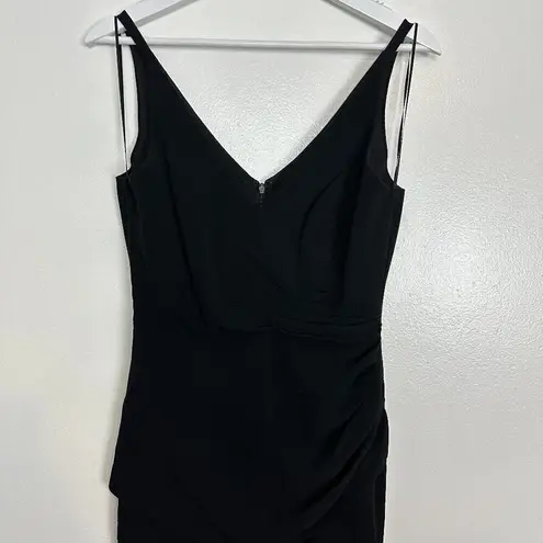 Dress the Population Sam Sleeveless Shirred Wide Leg Dressy Jumpsuit Size Small