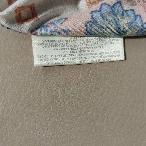 Bobby Brooks Dress XL Knee High Patchwork Boho Paisley Peasant Stretchy Soft