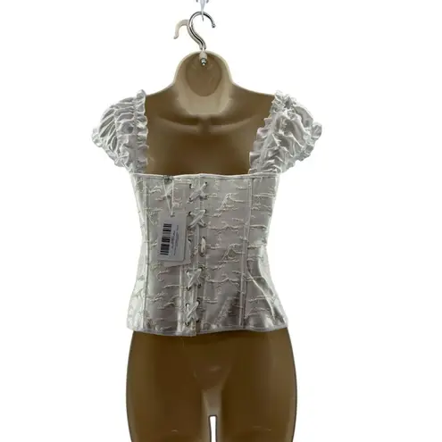 Coeur de Vague White Bow Cap