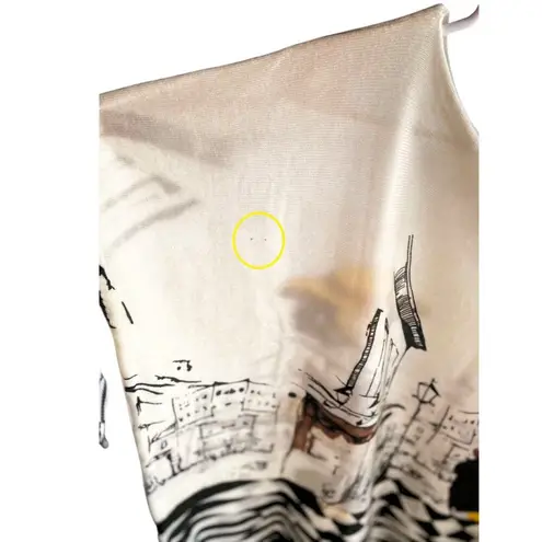 NWT ~ Oversized Abstract Checked Walk City Art Deco Woman Sweater ~ OneSize Black Size undefined