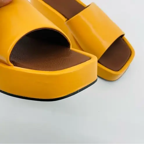 Alohas Janice Platform Sandals‎ Slides Orange Svegan 90s Y2K EU41 10