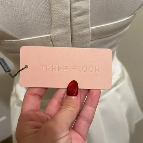 Three Floor NWT - - white dress with cut out detail