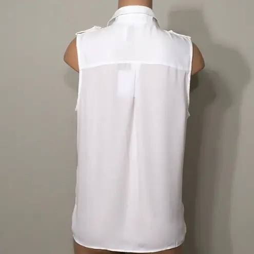 L'Academie New. Ivory military top. NWT