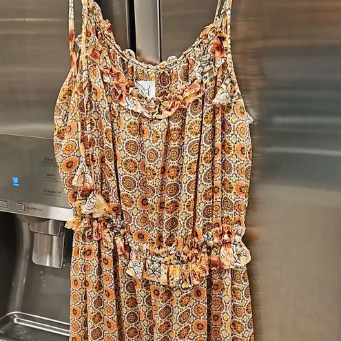 MISA Los Angeles ππ Nati Dress ~ Flora Tile Mix Medium M NWOT