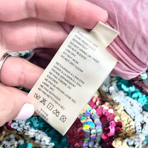 Free People NWOT  Disco Flare Pants Multicolor Sequin Size 4