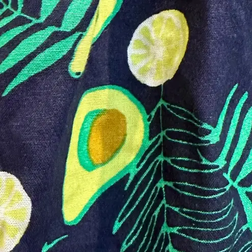 Tabitha Webb  Sleepwear Intimates Sleep Shorts Avocado Print Fringe Size Large L - Image 7