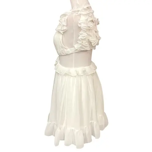 Ieena For Mac Duggal Ruffled Cut