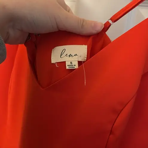 Luna Red Boutique Firecracker Red Adjustable Strap Dress Formal Size Small