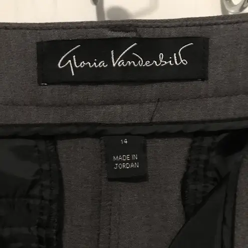 Gloria Vanderbilt GV Grey stretch slacks