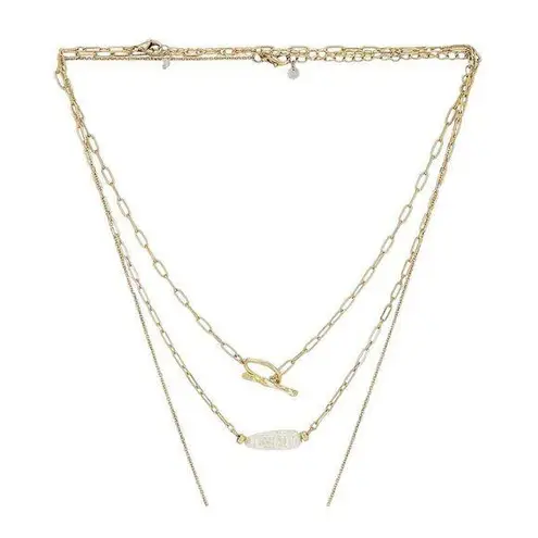 8 Other Reasons Maritime Necklace in Gold New Womens 2 Chains