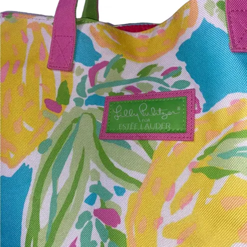 Lilly Pulitzer  Estee Lauder Lemon Tote