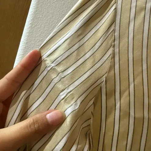 La Perla Malizia by silk Striped Beige Shirt