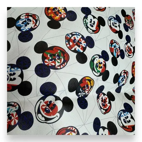 Disney NWT!  Parks - Epcot World Showcase - Mickey Mouse Flag Face - Tote Bag