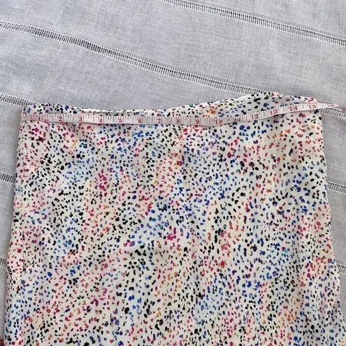 AFRM multicolored long slip skirt. White Size L