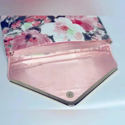 Crossbody Envelope Floral Clutch/Wallet (620) Pink