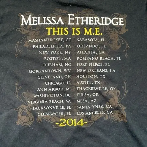 Melissa Etheridge 2014 “This is Me” Concert Tour T