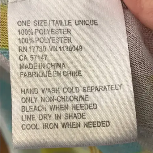 Beautiful floral scarf Yellow