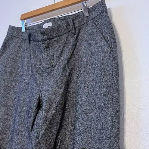 Garnet Hill  Women’s Size 14 Gray Wool Blend Dress Pants