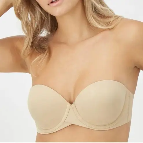 Maidenform Ultimate Stay Put Strapless Underwire Bra Nude Size 38D