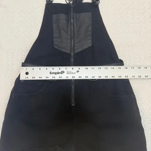 KILLSTAR medium gothic Dean denim overalls bib shorts SH 3008