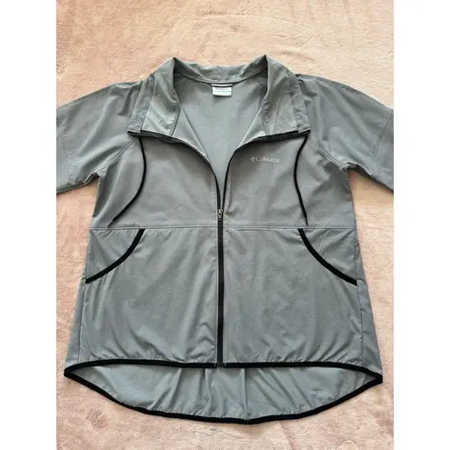 Columbia ‎ Women's Gray Full Zip Softshell Jacket Size Large - Image 2