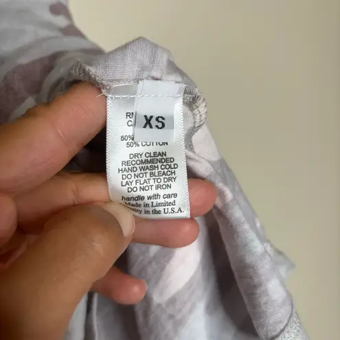 Michael Lauren Camo Racer Back High Neck Tank Top