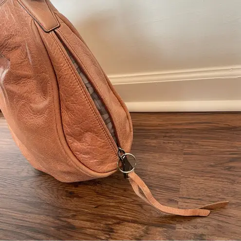 Aimee Kestenberg  Leather Hobo Shoulder Bag Tan Slouchy Bag