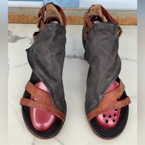 A.S.98 sandals size 39/8.5 Black