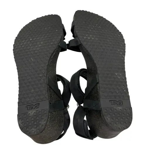 Teva Ysidro Black Sandals size 8
