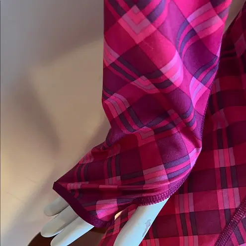 Nike  Pro long sleeve purple and Pink 1/2 zip up Apparel with thumb holes