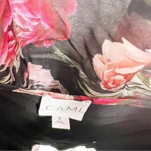 Cami NYC Sandy Blouse In Sugar Plum In Purple Floral Long Sleeve Silk Small S