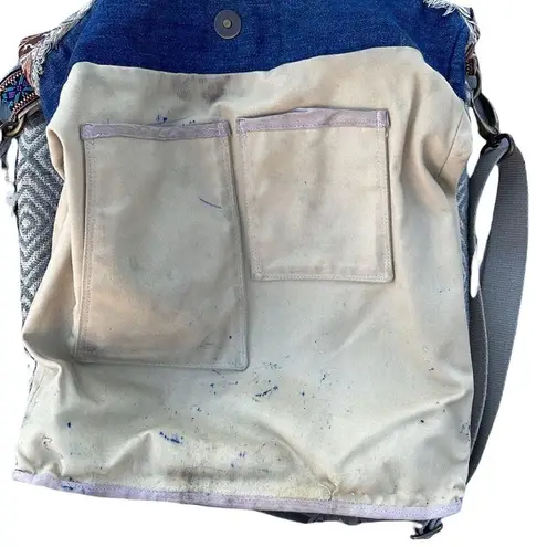 Catena handmade BOHO crossbody bag purse beadwork leather fringe