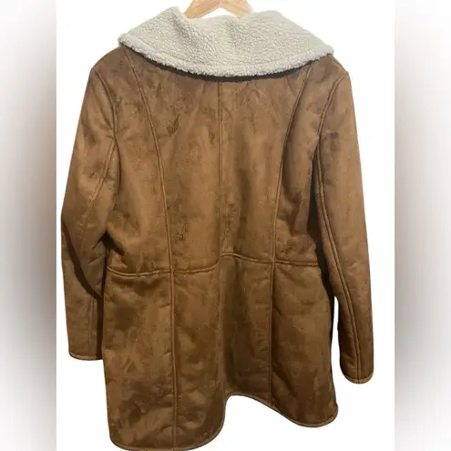 Andrew Marc NWT Marc New York by Jacket Faux Fur Brown Shearling sz XXL