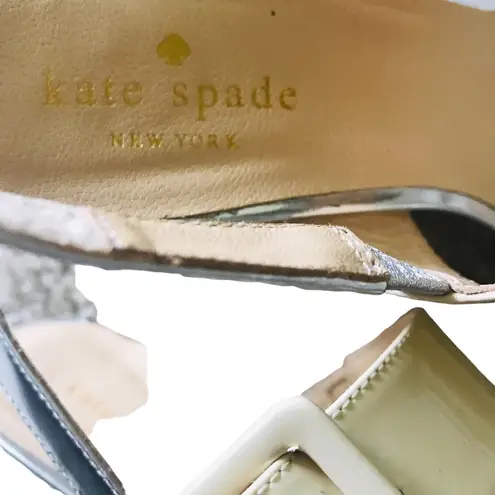 Kate Spade Kate‎ Spade patent leather wedge sandals size 8.5