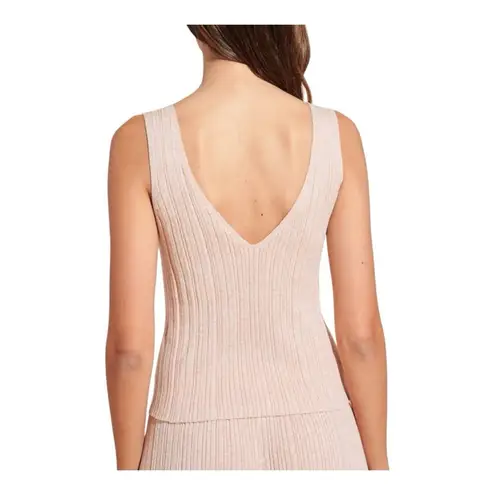 Eberjay Eberjey Infinite V-Neck Ribbed Sweater Tank Peach Parfait Large Loungewear