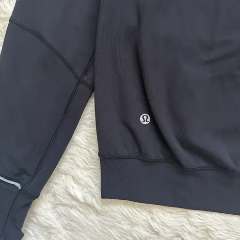 Lululemon Two Track Mind Jacket Bomber Full Zip Up W3CITS Athletic Black M