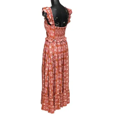 House of Harlow NEW Helena Maxi Dress in Terracotta Pink Floral Size Small